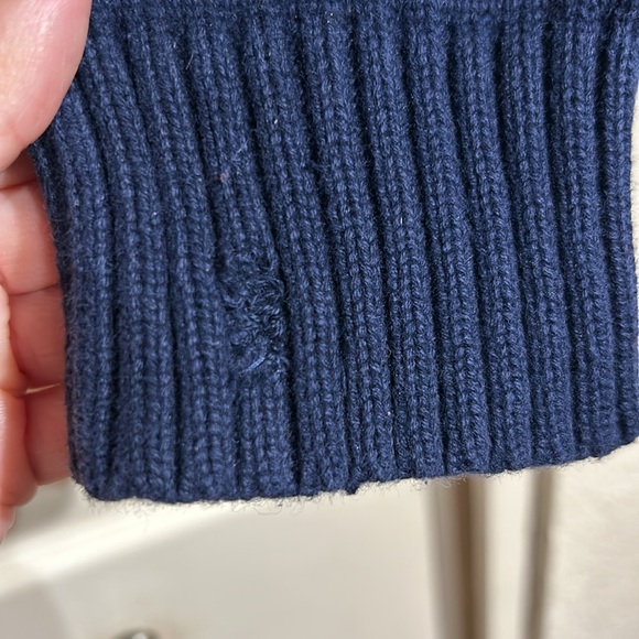 American Living Vintage 100% Cotton Winter Moose Sweater - Picture 4 of 8